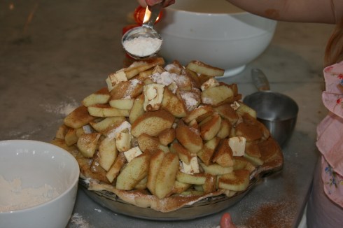 Add Flour Third Layer