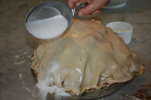 Add Sugar To Top Of Pie
