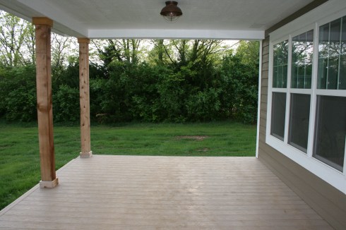 Before pic of porch