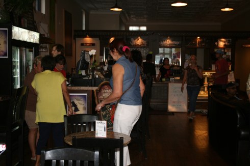Inside coffeeshop