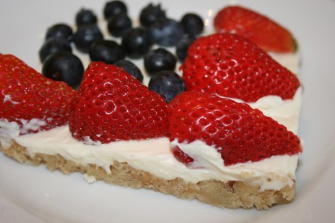 Flag Dessert Up Close