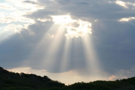 Sun-through-the-clouds